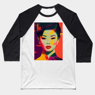 Modern woman in pop-art style Baseball T-Shirt